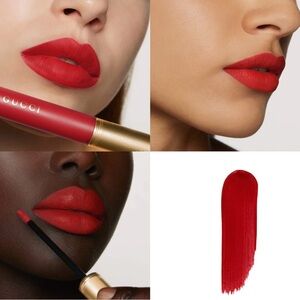 New Gucci Liquid Matte Lip Colour Transfer Proof -Goldie Red 25 - 6.5ml / 0.21oz